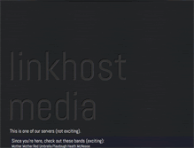 Tablet Screenshot of linkhostservers.com
